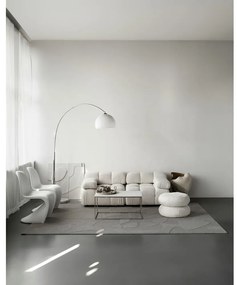 Szürke gyapjú szőnyeg 133x190 cm Morphic Botanica – Agnella