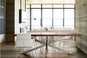 ARKANSAS modern akác étkezőasztal - 220cm