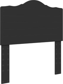 vidaXL Fejtámla Fekete tölgy 80 cm Faanyag