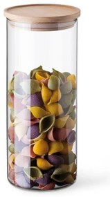 Simax 5142 üvegedény fa fedéllel, 1,4 l