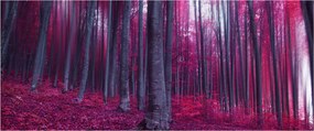 Egy rózsaszín erdő képe (120x50 cm)