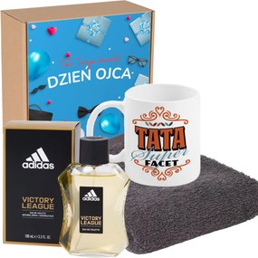Apák napi ajándék szett Apák Napjára Gyerek Bögre Parfüm Adidas