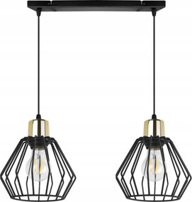 Mennyezeti Lámpa Lógó Csillár Fekete Díszléc Loft Asztal Felett Sziget Elegáns