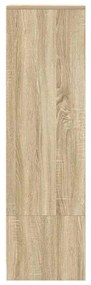 sonoma tölgy szerelt fa magasszekrény 29,5x34x119,5 cm