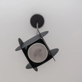 GAMBIT kábeles csillár 1xGU10/10W/230V, fekete