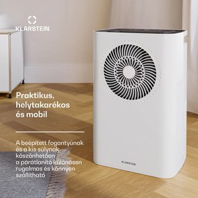 Klarstein CircleDry Smart 12 L párátlanító, 12 L/nap, 260 W, 25-30m², WiFi, időzítő, szűrő