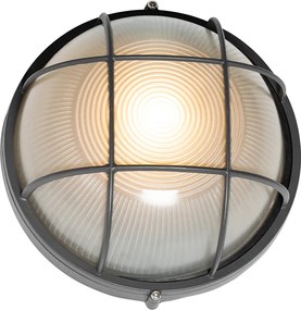 Ipari kültéri fali lámpa sötétszürke IP44 - Hanneke