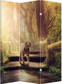 Paraván - Tigris a dzsungelben (126x170 cm)