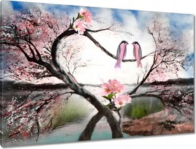 Festmények 120x80 Szerelem a holdfényben