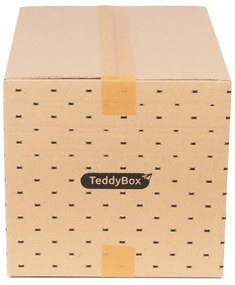 Teddy 2 db-os bézs tárolódoboz szett, 42 x 30 cm - Compactor