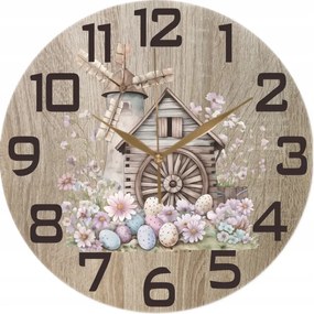 Falióra 35 cm Húsvéti fali dekoráció Húsvéti malom