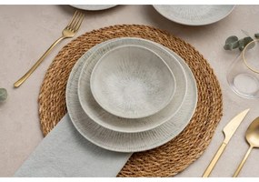 24 darabos szürke porcelán étkészlet