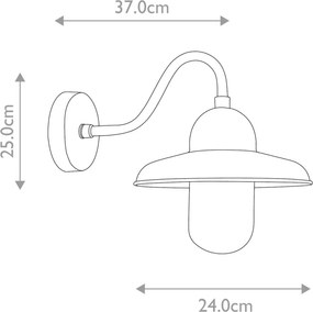 Elstead Lighting SOMERTON SOMERTON-BR Fali lámpa 1x60W/E27 IP44