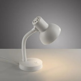 JUST LIGHT. 11080-16 - Rugalmas asztali lámpa FLEXI 1xE27/25W/230V fehér