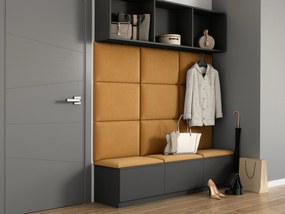Kárpitozott panel 12 db. Quadra 180x120 cm (mustár). 1051991