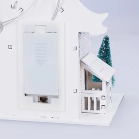 Brilagi - LED karácsonyi dísz LED/2xAA kis templom