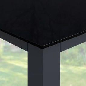 Deuba Kerti asztal Bern 150x90x75 cm - antracit