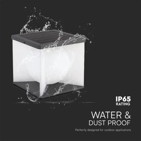 LED Napelemes fali lámpa LED/3W/3,7V IP65 3000K