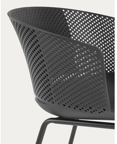 Fekete étkezőszék szett 4 db-os Yeray – Kave Home