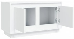 fehér szerelt fa TV-szekrény 80x35x45 cm