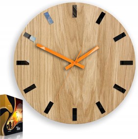 Modern Óra Tölgy SIMPLE-Orange Minőség Egyedi