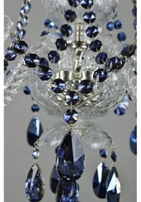 Wranovsky JWZ102052101 - Kristály csillár láncon DE LUXE 5xE14/40W/230V