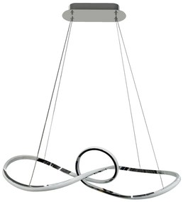 LED Csillár zsinóron MARCO LED/42W/230V fényezett króm