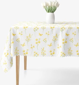 Goldea teflonbevonatú asztalterítő - sárga rét 120 x 120 cm