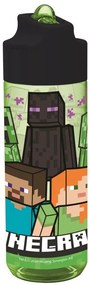 Minecraft Creeper Hydro tritan műanyag szívószálas kulacs 540 ml