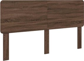 vidaXL Fejtámla Barna Tölgy 200 cm Faanyag