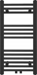 Fürdőszobai dekoratív létraradiátor Trm 800x400 matt fekete
