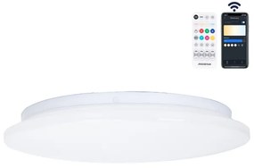 Aigostar - LED Fürdőszobai mennyezeti lámpa LED/18W/230V IP44 + távirányítás