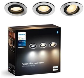 Philips Philips-KÉSZLET 3xLED Dimmelhető függesztett mennyezeti lámpa Hue MILLISKIN 1xGU10/4,2W/230 P6215