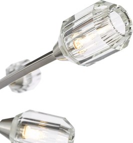 Dar Lighting kristály modern mennyezeti lámpa zonda polírozott nikkel darzon6438