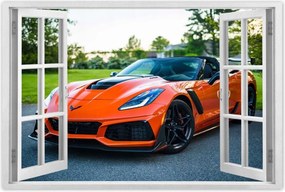 Poszterek 90x60 Narancssárga Autó