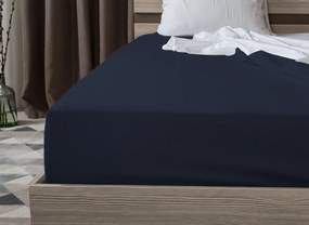 Jersey lepedő tengerészkék 180 x 200 cm
