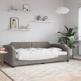 tópszínű szövet kanapéágy 90 x 200 cm