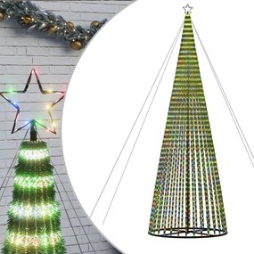 vidaXL színes LED karácsonyfa 1544 LED 500 cm
