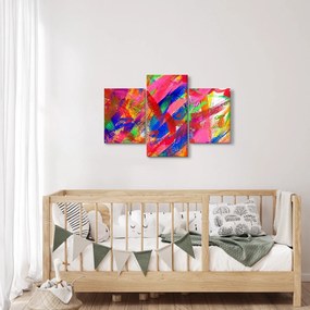 Kép - Színes absztrakció (90x60 cm)