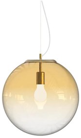 Ideal Lux - Csillár zsinóron MAPA 1xE27/42W/230V átm. 40 cm arany/füstös