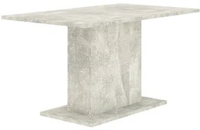 Modern Étkezőasztal Beton Színben. THEO 138x80 cm.