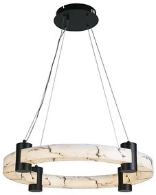 Searchlight 10868-1BK - MOONBEAM kábelen függő LED csillár LED/29W/230V