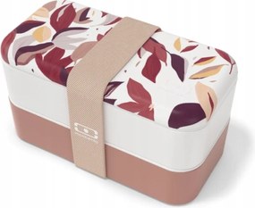 Monbento Original Graphic piros zöldséges uzsonnásdoboz