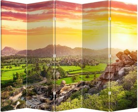 Paraván - Hampi-völgy Indiában (210x170 cm)