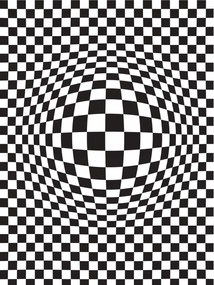 Fotótapéta Sakk Perspektíva Geometria Absztrakt Optika 206x275 +ragasztó