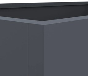 vidaXL antracitszürke acél növénytartó 62 x 47 x 46 cm