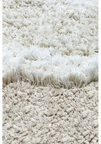Világosszürke mosható kézi szövésű pamut gyerek szőnyeg 130x135 cm Bunny – Lorena Canals
