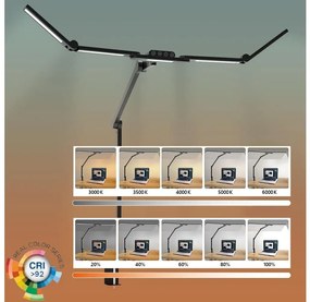 LED állítható fényerőjű flexibilis asztali lámpa LED/24W/230V 3000-6500K CRI 92