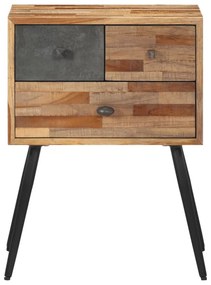tömör tíkfa éjjeliszekrény 47 x 31,5 x 60 cm