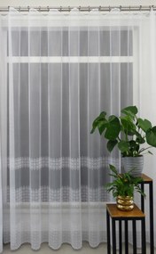 Mg Függöny jacquard 33985 Fehér 350x250cm készre varrva Bt M